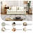 83.9-Inch Modular Sectional In Chenille Fabric-2027211939