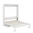 Queen-Sized Murphy Bed With Versatile Side Cabinet Including Storage Shelf And Desk Area