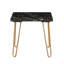 Table de bout en faux marbre noir Maggie-735999720