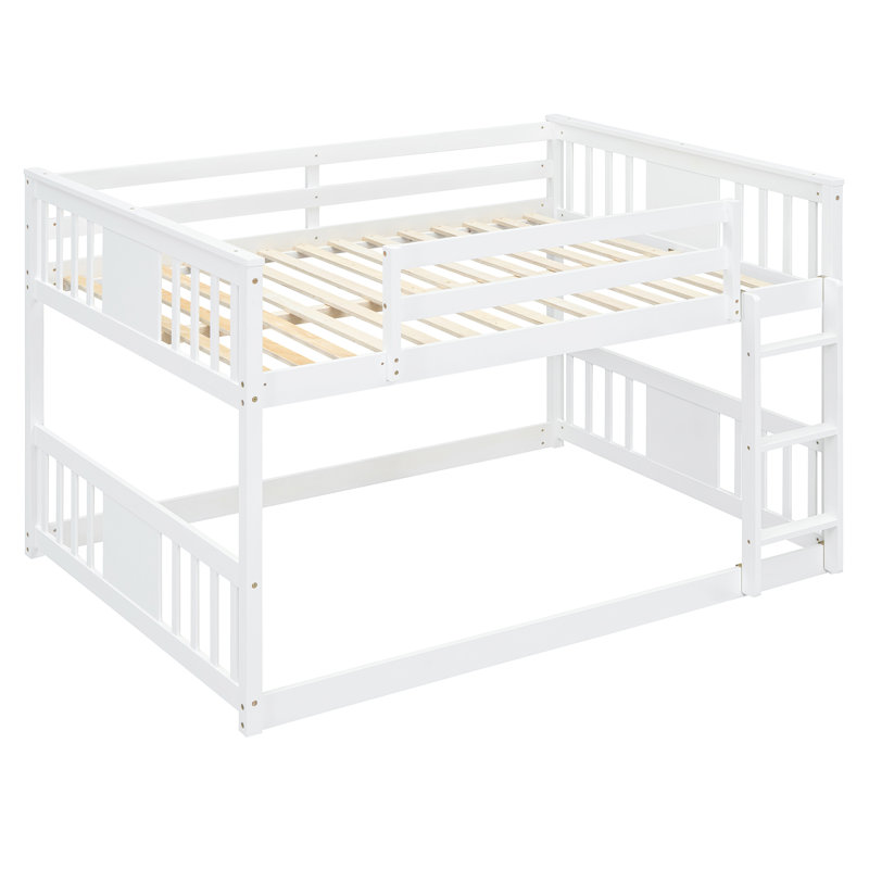 Low Bunk Bed, White