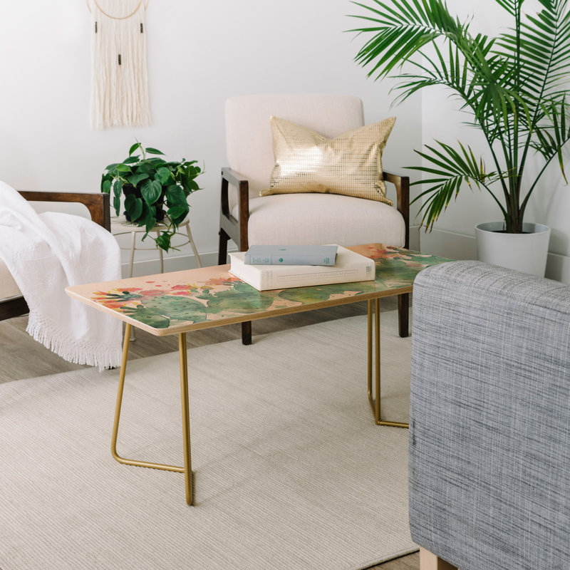 Table basse Jacqueline Maldonado, Ivory/Dark Green