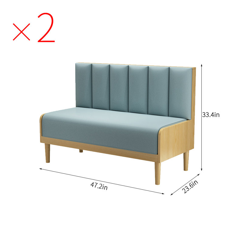 Banc de salle à manger élégant et simple pour deux