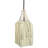 4"Sq Metro Fusion Branches Draped Mini Pendant