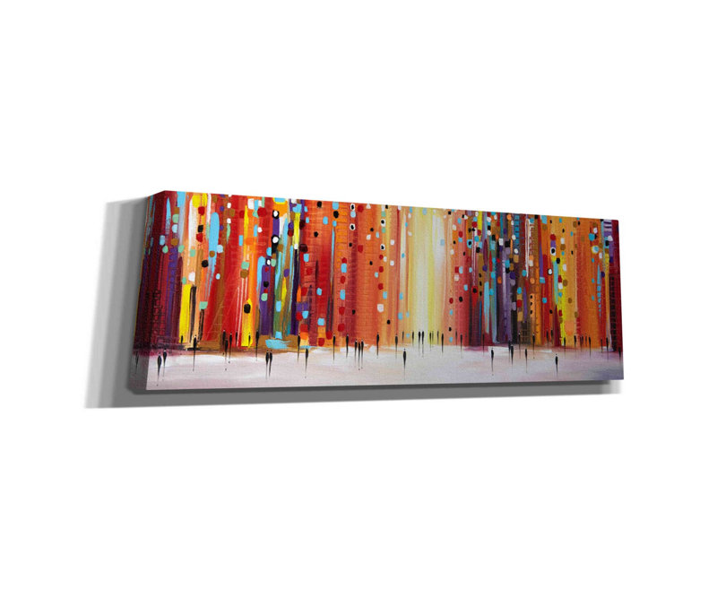 «Late Sunset» par Ekaterina Ermilkina, art mural sur toile, H 60 po x l 20 po x P 2 po