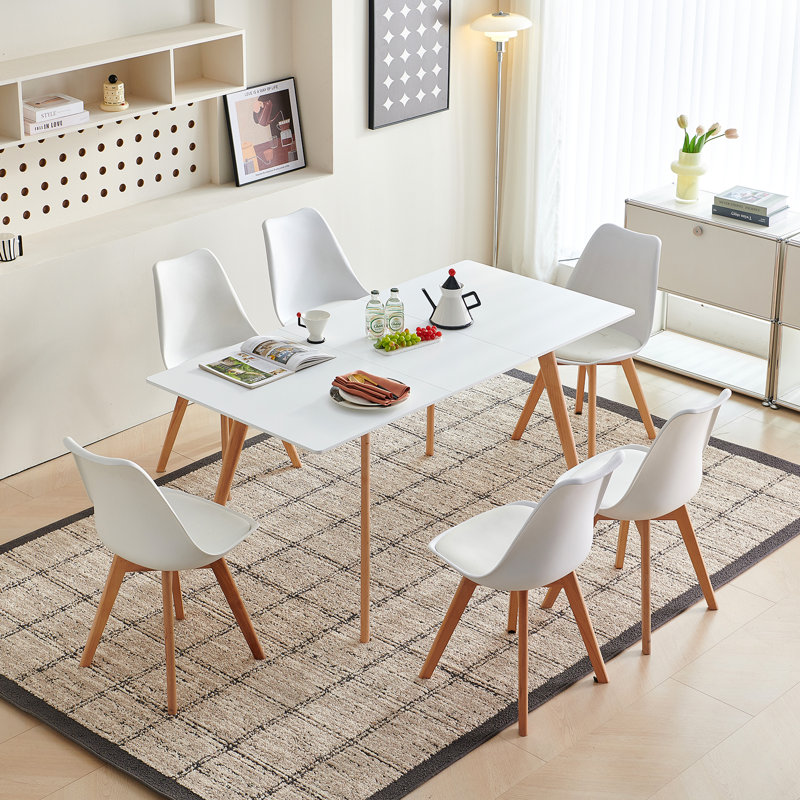 Nero Upholstered Dining Chair, White