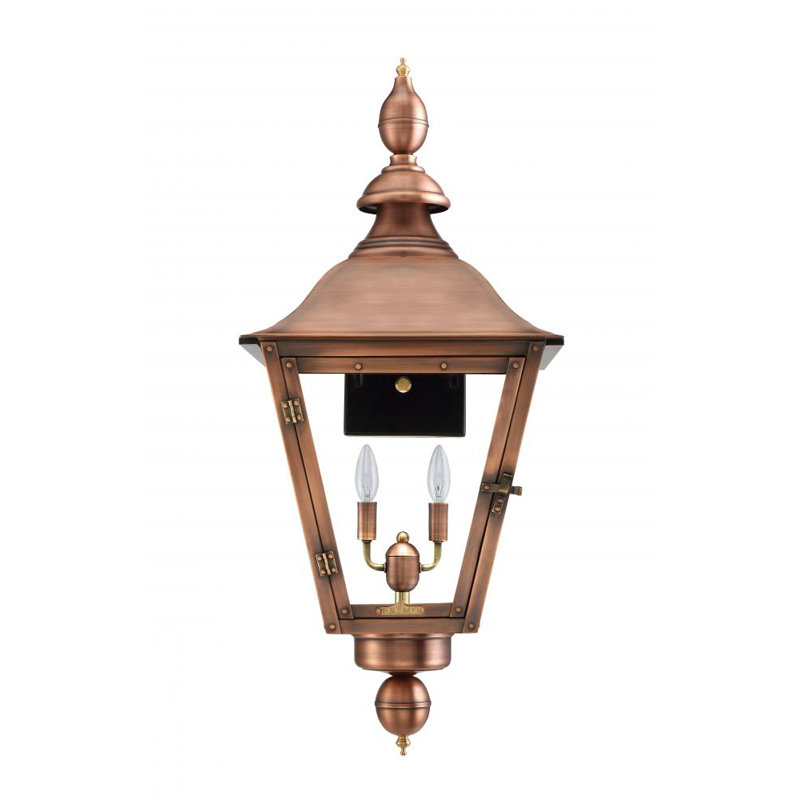 Oak Alley Outdoor Wall Lantern, 33" H x 20" W x 18" D