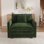 Fauteuil rembourré, canapé en tissu de chenille, pour le salon 
