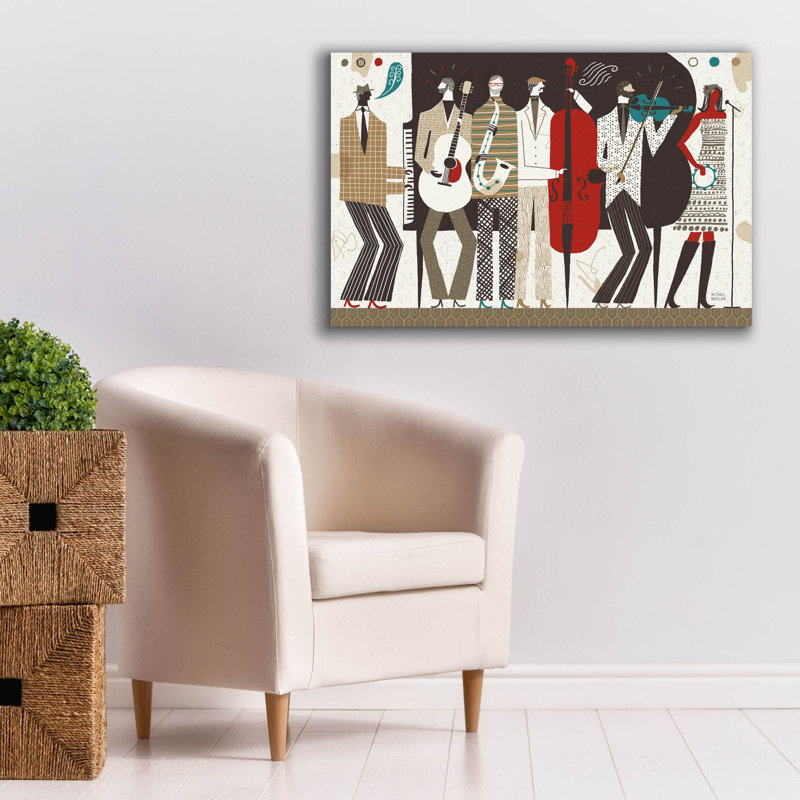  «The Band Neutral» par Michael Mullan, art mural sur toile, 40 po x 26 po