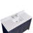 Plateau de meuble-lavabo simple 49 po Frosinone en blanc Statuarietto avec lavabo