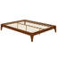 Base de lit plateforme en bois de bambou sec massif avec support en lattes de bois-1777221888