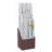 20-Slot Upright Blueprint Map Roll File Corrugated Storage Box