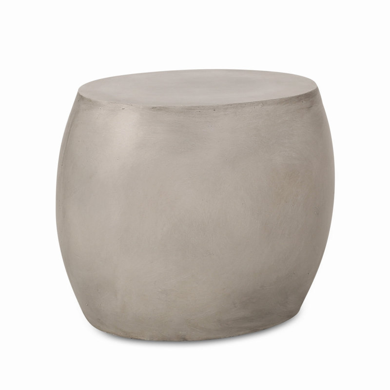 Outdoor Lightweight Concrete Side Table