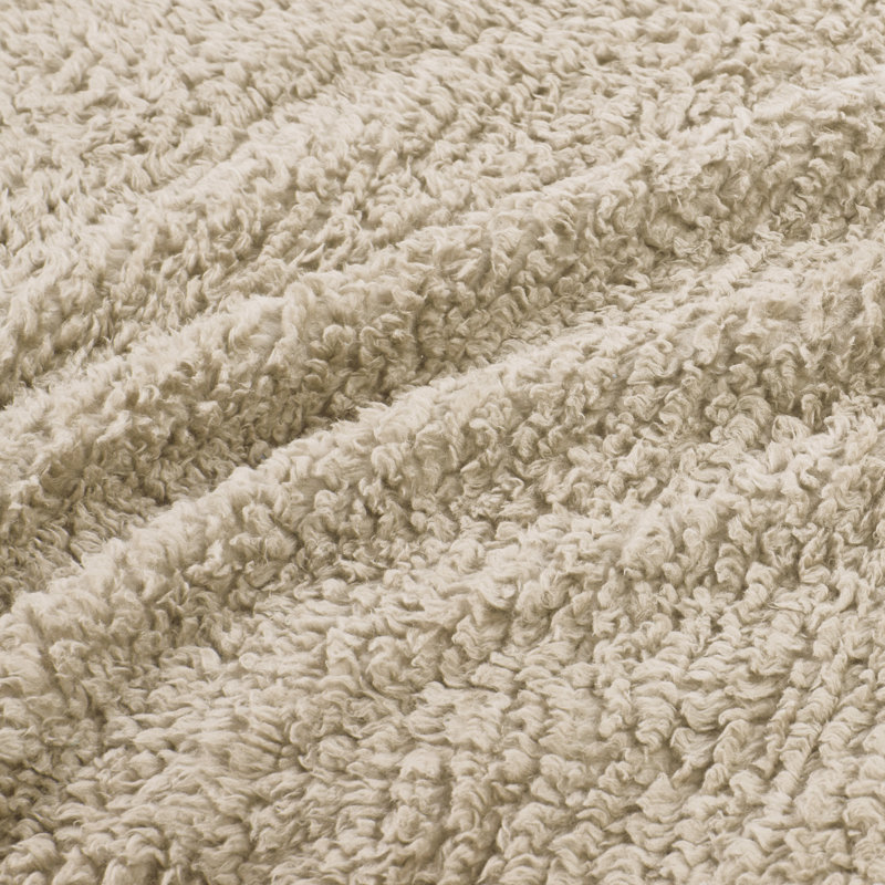Burlington Berber Cozy Soft Blanket, Twin, Tan