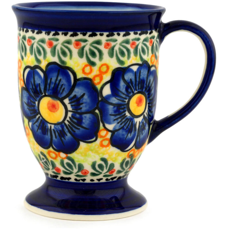 9 oz. Grande tasse en grès - Beauté d'été