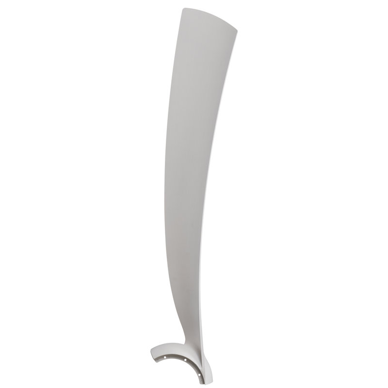 Wrap Custom 84 inch Indoor/Outdoor Ceiling Fan Blade Set of 3 - White Washed, White Washed, 3.54" H x 41.9" W x 11.09" D