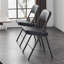 Ensemble de chaises pliantes empilables et rembourrées en simili cuir-2056982384