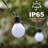 Solar String Lights Outdoor, 26Ft Waterproof Solar Lights With Remote, 16 G50 Bulbs Solar Powered Light With Timer 8 Modes For Outdoor Indoor Garden Patio Balcony Holiday (Multi-Coloured)