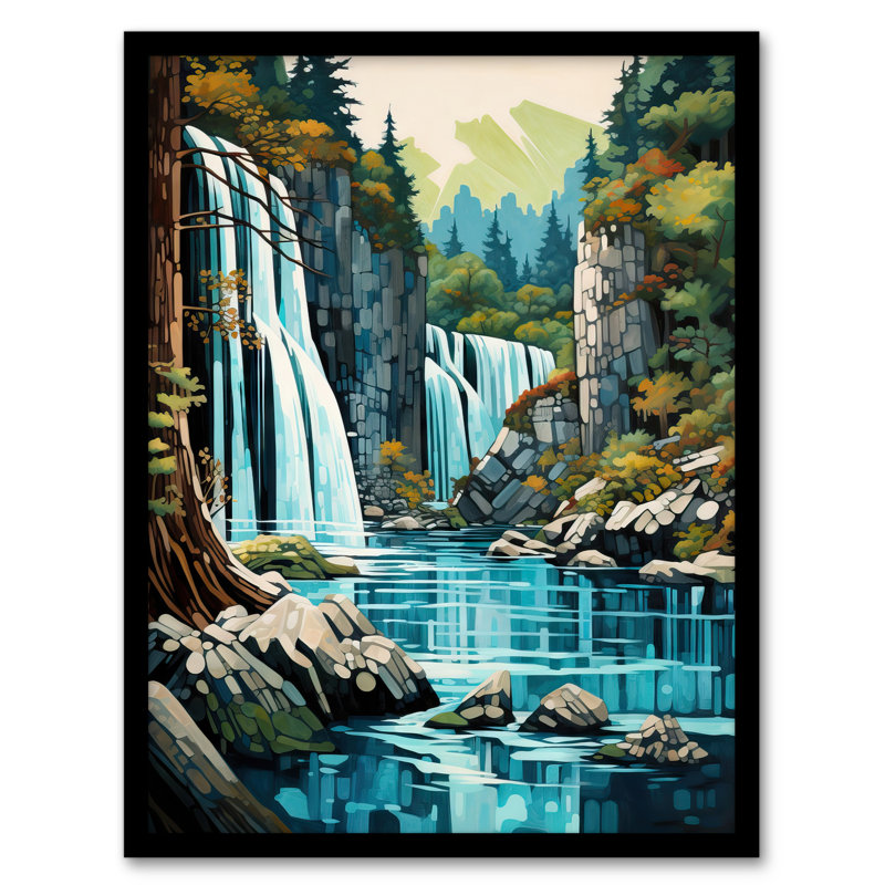 Plitvice Lakes National Park Reserve Croatia Waterfalls - Single Picture Frame Print