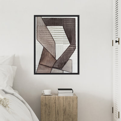 Reproduction d'art sur toile encadrée "F pliant Geo II" par Vanna Lam