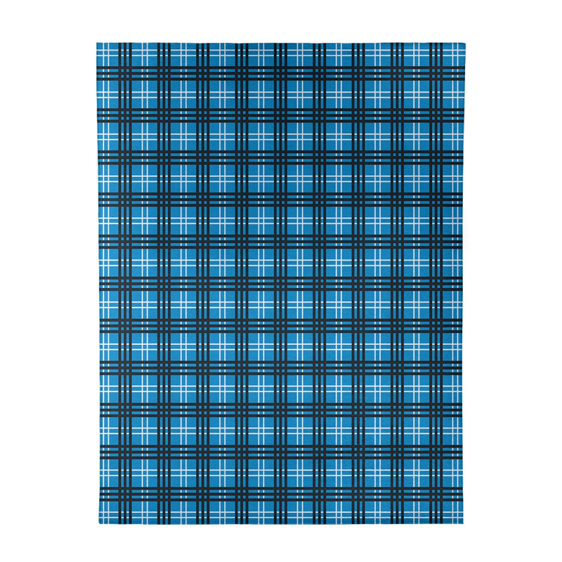 Plaid Indoor Rug, Rectangle 9' x 12'