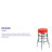 Piya Double Ring Chrome Barstool-49300369-49300368