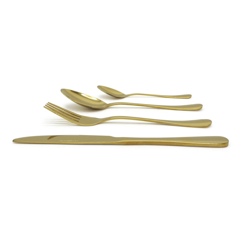 Harrod 16 Piece Cutlery Set, Service for 4, Gold