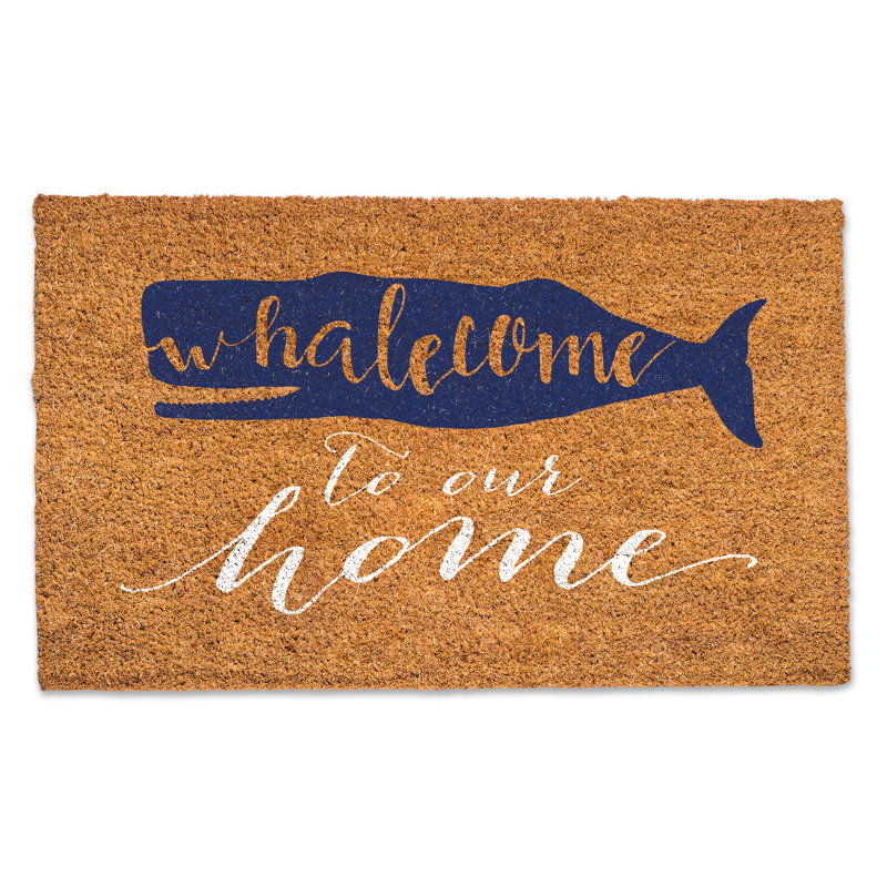 Tapis d'extérieur 30 po x 18 po Whalecome to Our Home