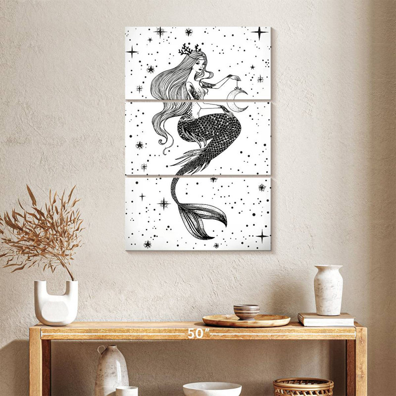 Kelan Evening Mermaid, 38" H x 24" W