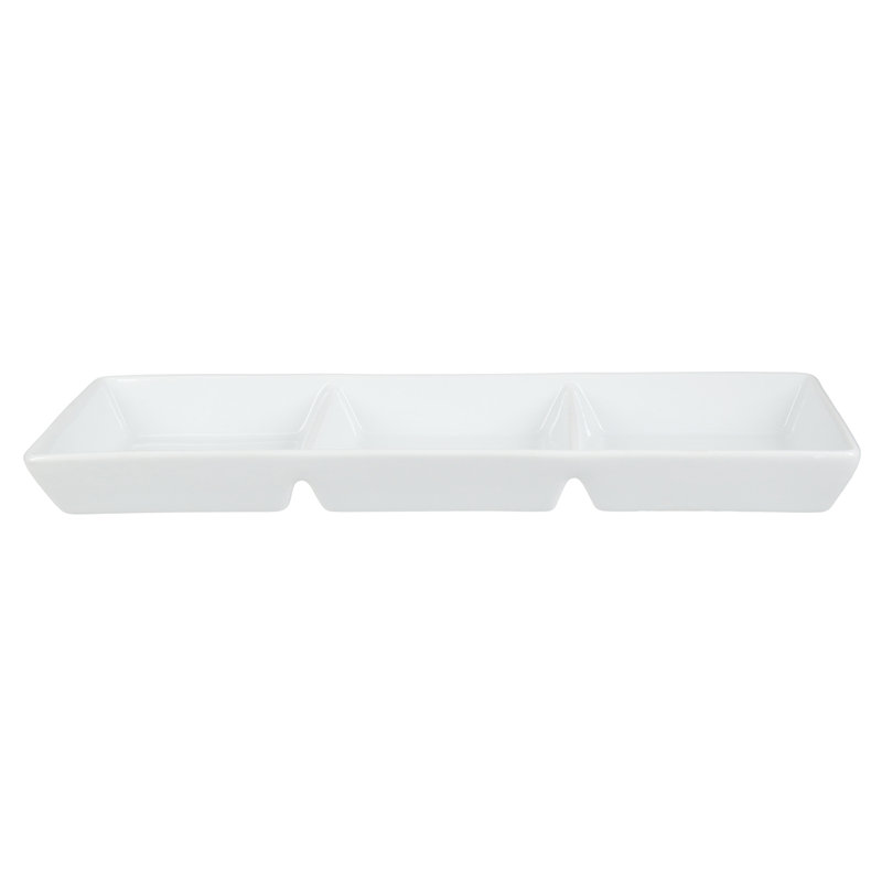 BIA Cordon Bleu Porcelain 3-Section 14" Serving Dish