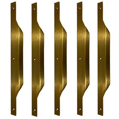 Set of 5 Modern Thin Metal Pull Handles