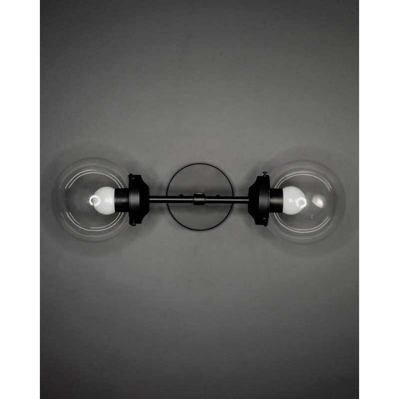 Armed Sconce, Matte Black