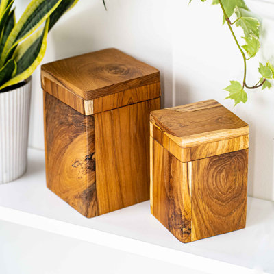 Wood Jar