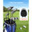 Golf Cart Bag, 7 Way Top Divider Organizer, Club Stand Bag with Full-length Divider, Handles, Dual Support Legs, Storage Pockets, Dual Shoulder Straps, Rain Hood, Lightweight for Men and Women