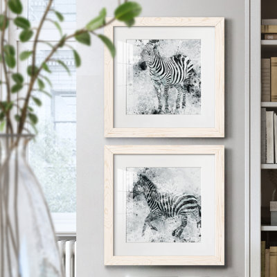 " Zebra I " 2 - Pieces