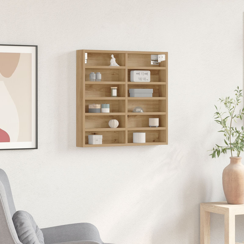 1-3 Solid Wood Rectangle Accent Cabinet, Artisan Oak