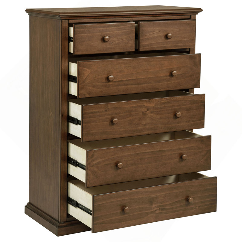 6-Drawer Bedroom Chest, Brown