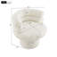 Fauteuil d'appoint rond et pivotant Roomfitter-1060671737
