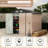 6x8 ft Outdoor Storage Sheds,Multi-Functional Metal Shed with Lockable Doors and Air Vents for Backyard Garden Patio Lawn-124404335