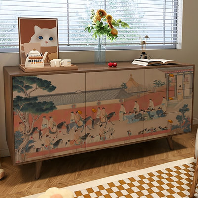 Buffet de rangement style français de style rétro