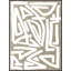Midcentry Maze 2 Framed Print