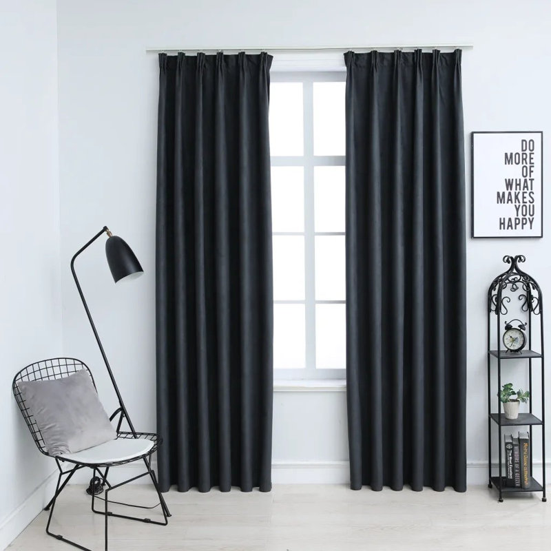 Brandon-Leigh Blackout Curtain Pair, 140 x 225cm