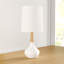 Lampe de table blanche 25 po Ieuan
