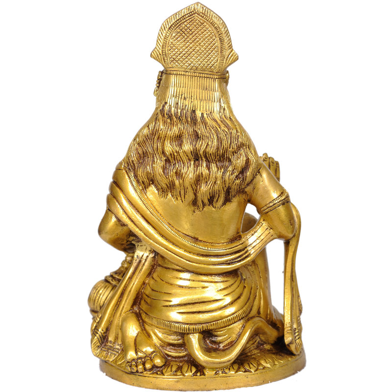 Figurine Bénédiction du dieu Hanuman, Or