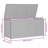 vidaXL Outdoor Storage Deck Box Chest Cabinet for Patio Cushions Garden Tools-105005371