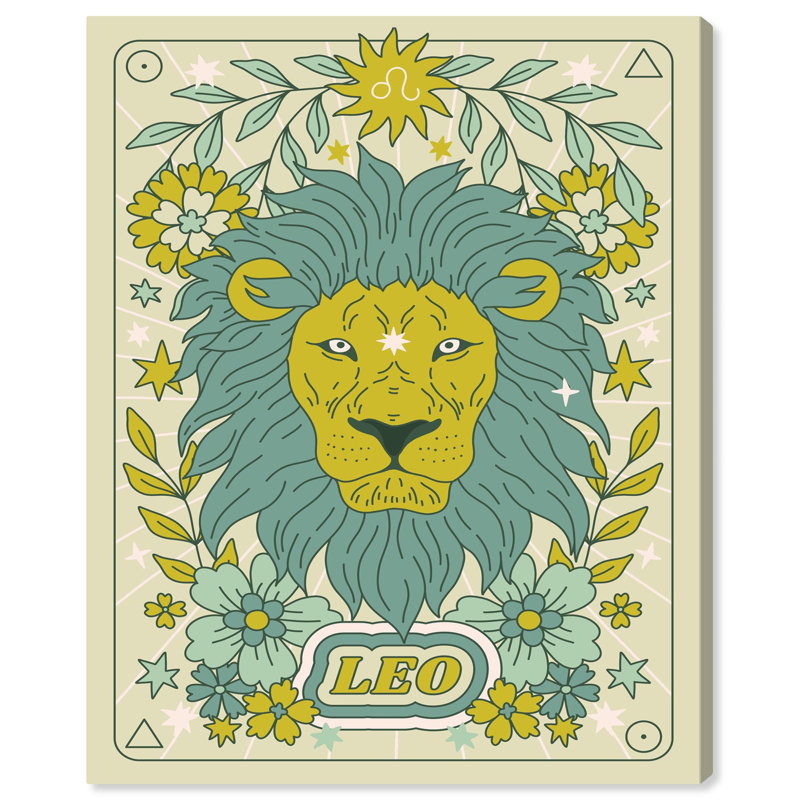 Affiche de Leo, Toile tendue, H 20 po x l 16 po