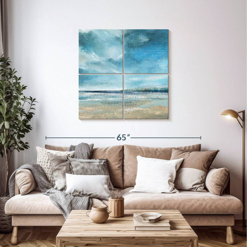Clouds And Sunshine, 38" H x 38" W