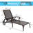Aluminium Cast Lounge Chair 1Pcs White-12203047
