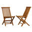 Chaise de patio pliante en teck Pellerin