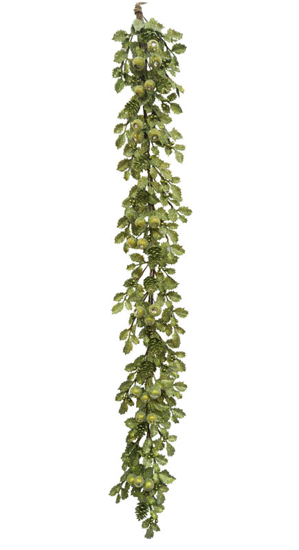 Feuille de houx avec guirlande POD, Vert