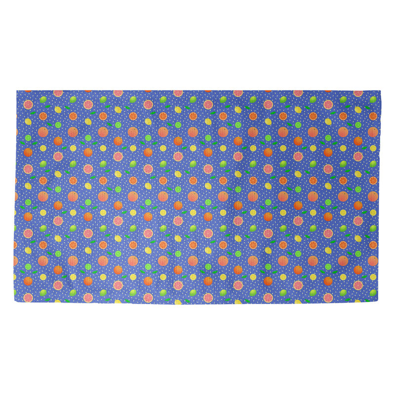 Tapis mauve clair à motif d'agrumes Avicia, Rectangle 3 pi 3 po x 5 pi 3 po